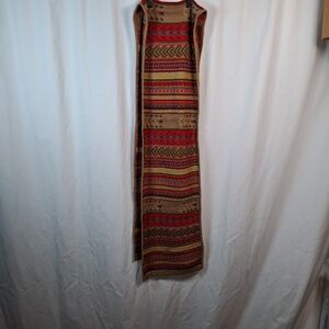 Elegant Multicolor Patterned Scarf Baby Alpaca